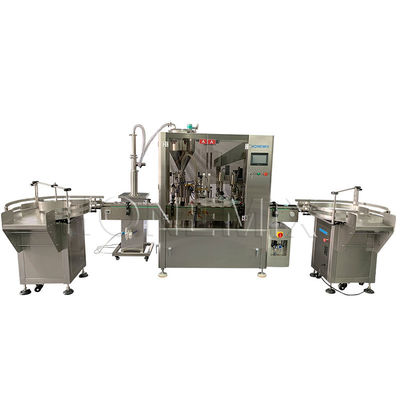 Máquina de enchimento de cremes cosméticos Máquina de enchimento automática de garrafas rotativas