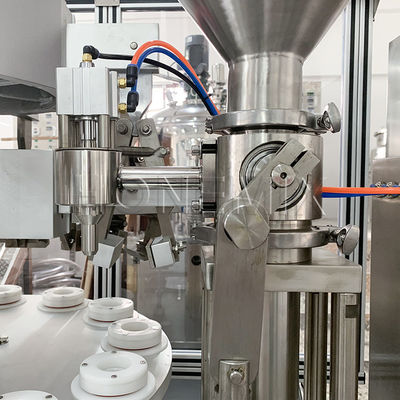 Máquina de enchimento e vedação de pomadas de 2 kW