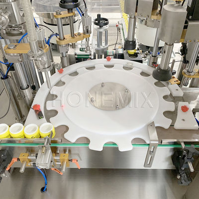 Máquina de enchimento de cremes cosméticos Máquina de enchimento automática de garrafas rotativas
