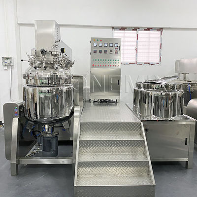 Emulsionador elétrico de aquecimento Cosméticos Homogenizador a vácuo Misturador