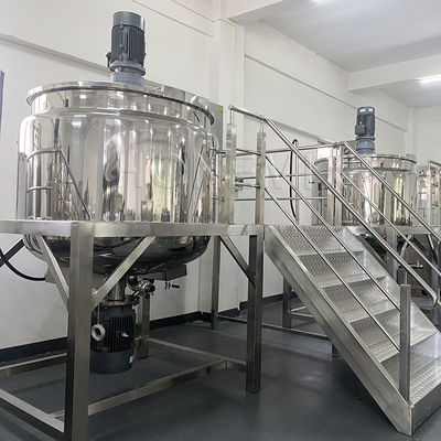 Máquina de mistura de líquidos com detergente de 1000L Máquina de mistura de homogeneização de aquecimento elétrico