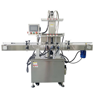 Máquina de enchimento de água líquida aquosa 4 cabeças Máquina de enchimento de óleo de limpeza