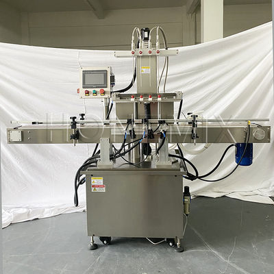 Máquina de enchimento de água líquida aquosa 4 cabeças Máquina de enchimento de óleo de limpeza