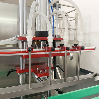 Máquinas automáticas de enchimento de líquido 1600W Embutidor de garrafas de pulverização 4 cabeças