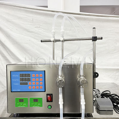 Máquina de enchimento de garrafas pequenas de escritório Máquina de enchimento de ampolas de plástico de cabeça dupla