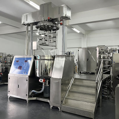 Equipamento de emulsificação automático homogeneizador a vácuo emulsionador de dupla elevação