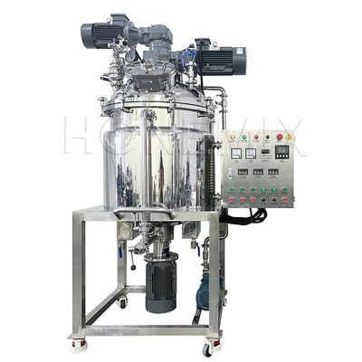 Máquina de mistura de emulsionadores de vácuo de creme Motor horizontal bidirecional de mistura
