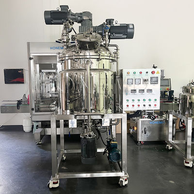 Máquina de mistura de emulsionadores de vácuo de creme Motor horizontal bidirecional de mistura