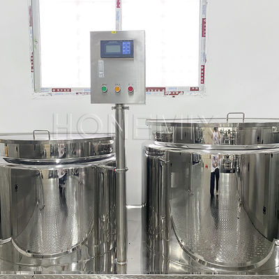 Máquina de mistura de emulsificantes homogeneizantes a vácuo PLC Combinação personalizada