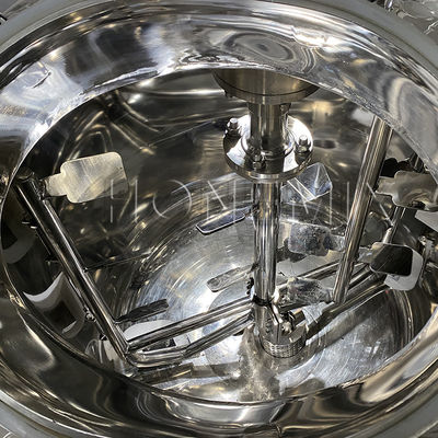 Tanque de homogeneização de misturador emulsionante de vácuo para pasta de shampoo