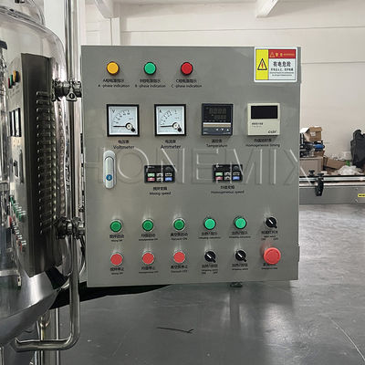 300L misturador emulsionante de vácuo de alta cisalhamento móvel para pomada de chaleira