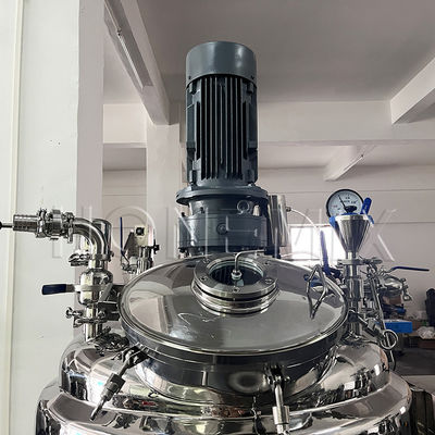 300L misturador emulsionante de vácuo de alta cisalhamento móvel para pomada de chaleira