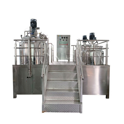 Máquina de mistura de cor de cabelo a vácuo Homogeneizante Emulsionante Mixer de corantes capilares