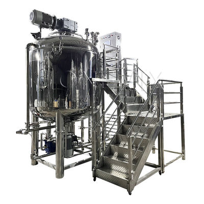 Máquina de mistura de creme cosmético a vácuo Homogeneizador Misturador emulsionante