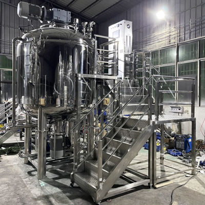 Máquina de mistura de creme cosmético a vácuo Homogeneizador Misturador emulsionante