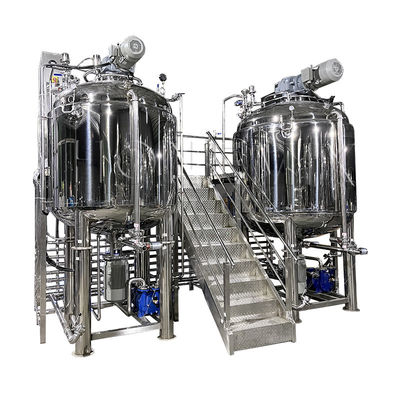 Máquina de emulsificação higiênica de alta cortina Máquina de mistura de loção de soro Cosméticos