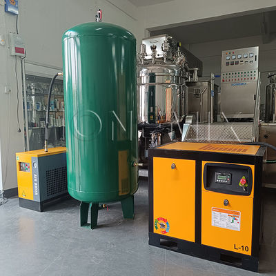 Equipamento auxiliar poderoso 7.5KW / 10HP Compressor de ar de parafuso