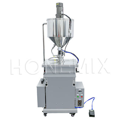 Máquina de enchimento de bálsamo aquecido para cosméticos Máquina de enchimento vertical semiautomática