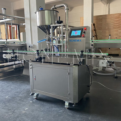 Máquina automática de enchimento de creme de cabeça única 110V / 220V 50Hz para preenchimento de gel de chuveiro
