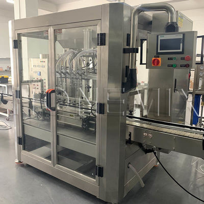 Máquina automática de preenchimento de pasta de marmelada de pistão com cabeças múltiplas