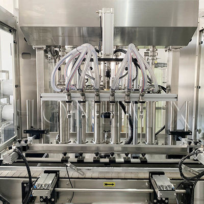 Máquina automática de preenchimento de pasta de marmelada de pistão com cabeças múltiplas