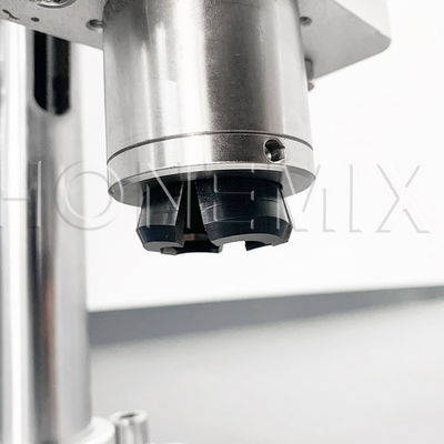 Máquina semiautomática de fechamento de frascos de aço inoxidável