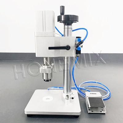 Máquina semiautomática de fechamento de frascos de aço inoxidável