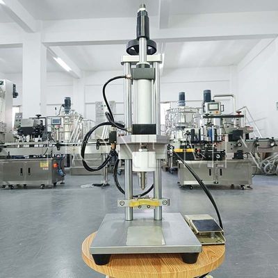 Máquina automática de revestimento de tampão de pressão de tampão pneumática