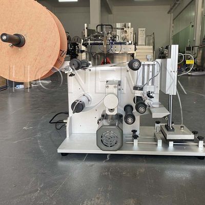 Máquina de rotulagem de adesivos semiautomática de 100W aplicador de etiquetas de garrafas planas