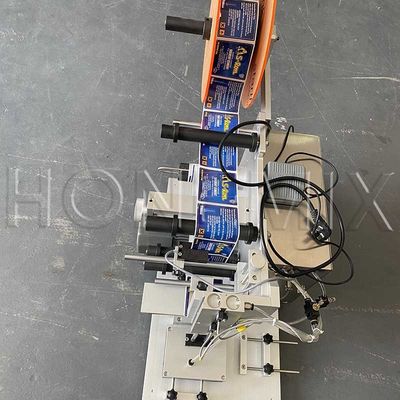 Máquina de rotulagem de adesivos semiautomática de 100W aplicador de etiquetas de garrafas planas