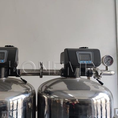 Instalação de tratamento de água por osmose reversa de dois estágios SUS304 com sistema EDI puro