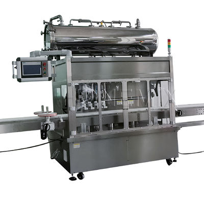 Máquina de enchimento de creme de quatro cabeças de rastreamento