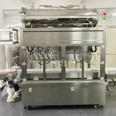 Máquina de enchimento de creme de quatro cabeças de rastreamento