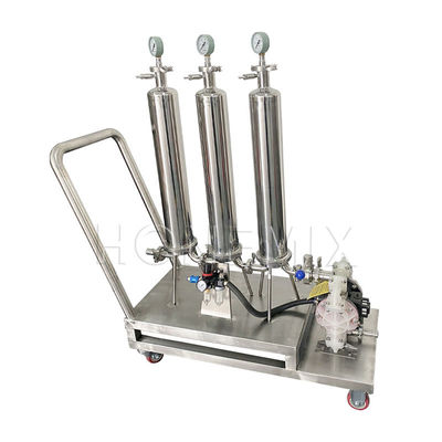 Máquina de fabricação de perfume líquido Filtro de perfume de três estágios de aço inoxidável