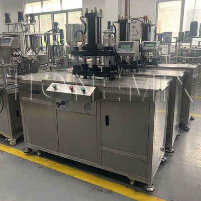 Máquina automática de prensagem de pó de sombra de olho 380V / 50Hz de aço inoxidável