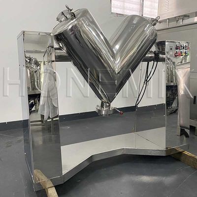 Máquina de mistura de pó seco em forma de V SUS316L Protein Powder Mixer CE