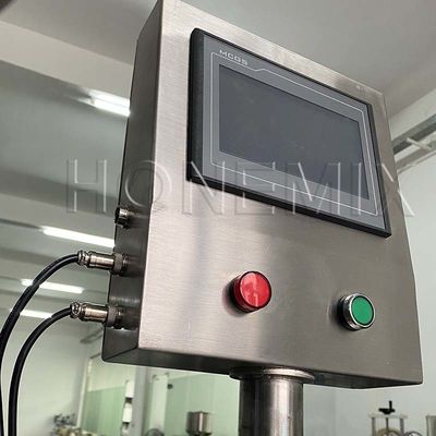Máquina automática de prensagem de pó 2 kW Máquina de enchimento de pó cosmético quantitativo
