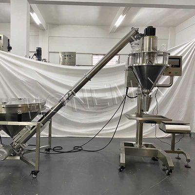 Máquina de prensagem de pó quantitativa Rotativa 2KW Alimentador automático de pó