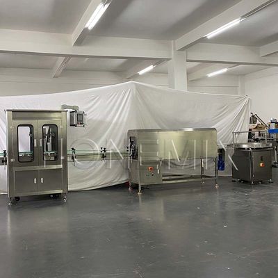 Equipamento auxiliar automático Linha de esterilização de lavagem de garrafas 220V