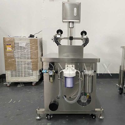 Máquina de sopro de ar em garrafas Dupla cabeça para limpeza interna