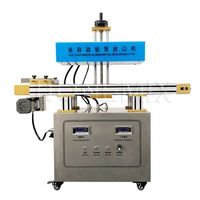Máquina de embalagem semiautomática 3KW Fecho de folha de alumínio para tampa de garrafa