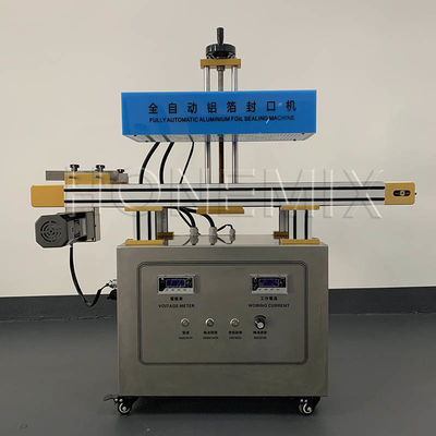 Máquina de embalagem semiautomática 3KW Fecho de folha de alumínio para tampa de garrafa