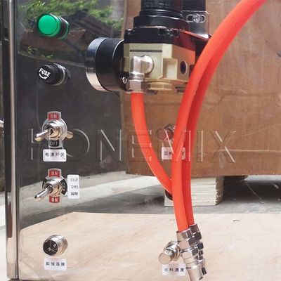Máquina de preenchimento de pressão de creme espesso de maquiagem semiautomática