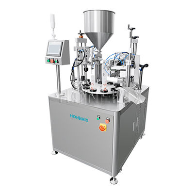 Máquinas de enchimento de tubos de creme cosmético Máquina de vedação semiautomática