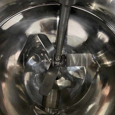Máquina de enchimento de recheio de alimentos de barragem vertical remo de mistura controle pneumático