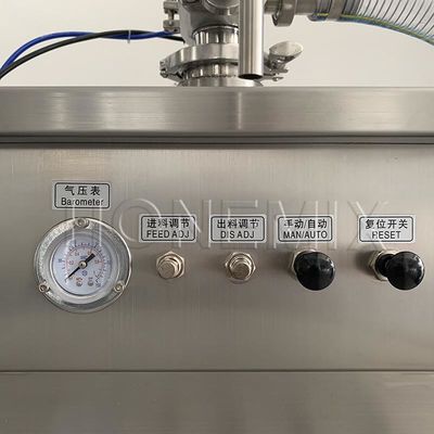 Máquina de enchimento de pistão vertical Máquina de enchimento de creme de controlo pneumático Segurança