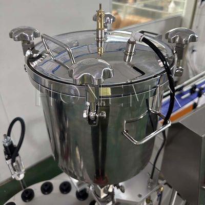 Máquina de enchimento de creme quantitativo rotativo 220V para concealer de brilho labial