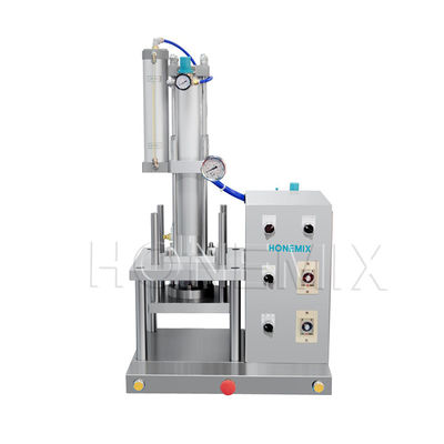 Máquina de prensagem de pó de sombra de olhos de laboratório de maquiagem pequena potência de 1,2 kW