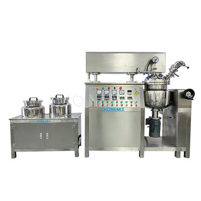 Máquina de mistura de emulsificação a vácuo de tipo laboratorial de aço inoxidável para cosméticos