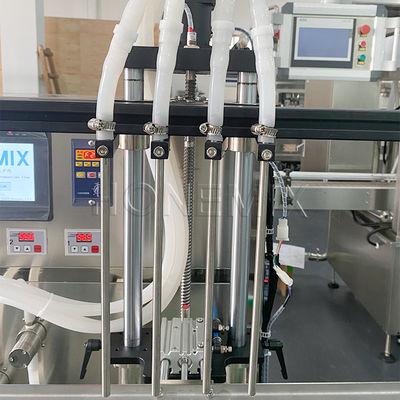 Máquinas de enchimento automático de garrafas de líquido por volume Controle por servo para lavagem bucal